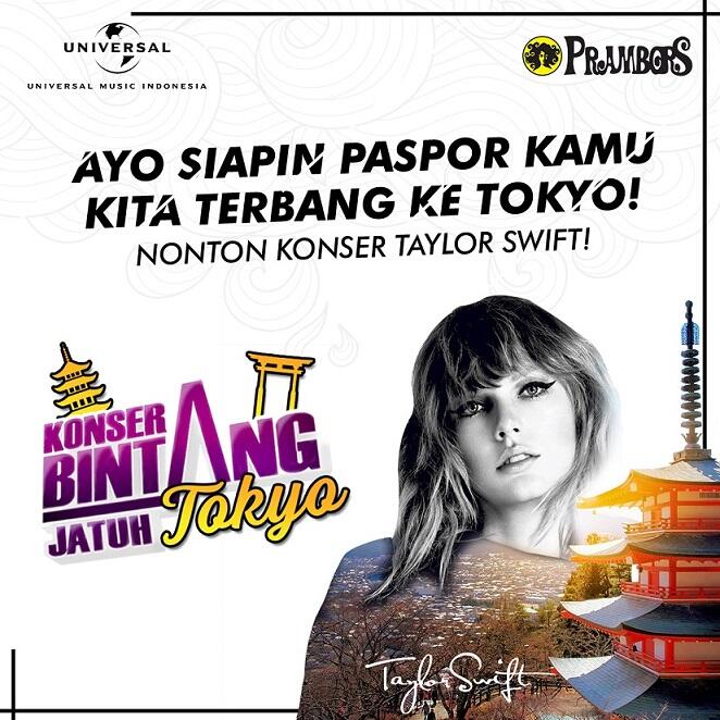 Konser Bintang Jatuh dari Prambors Ajak Kawula Muda Nonton Taylor Swift di Tokyo!