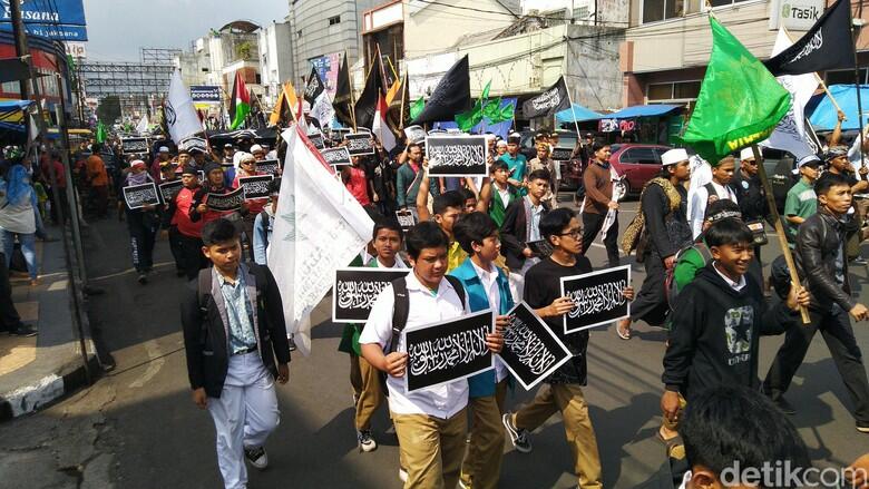Aksi Bela Tauhid, Umat Islam Tasikmalaya Turun ke Jalan