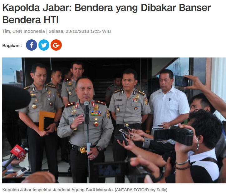 MUI: Bendera Tauhid yang Dibakar Anggota Banser Bukan Lambang HTI