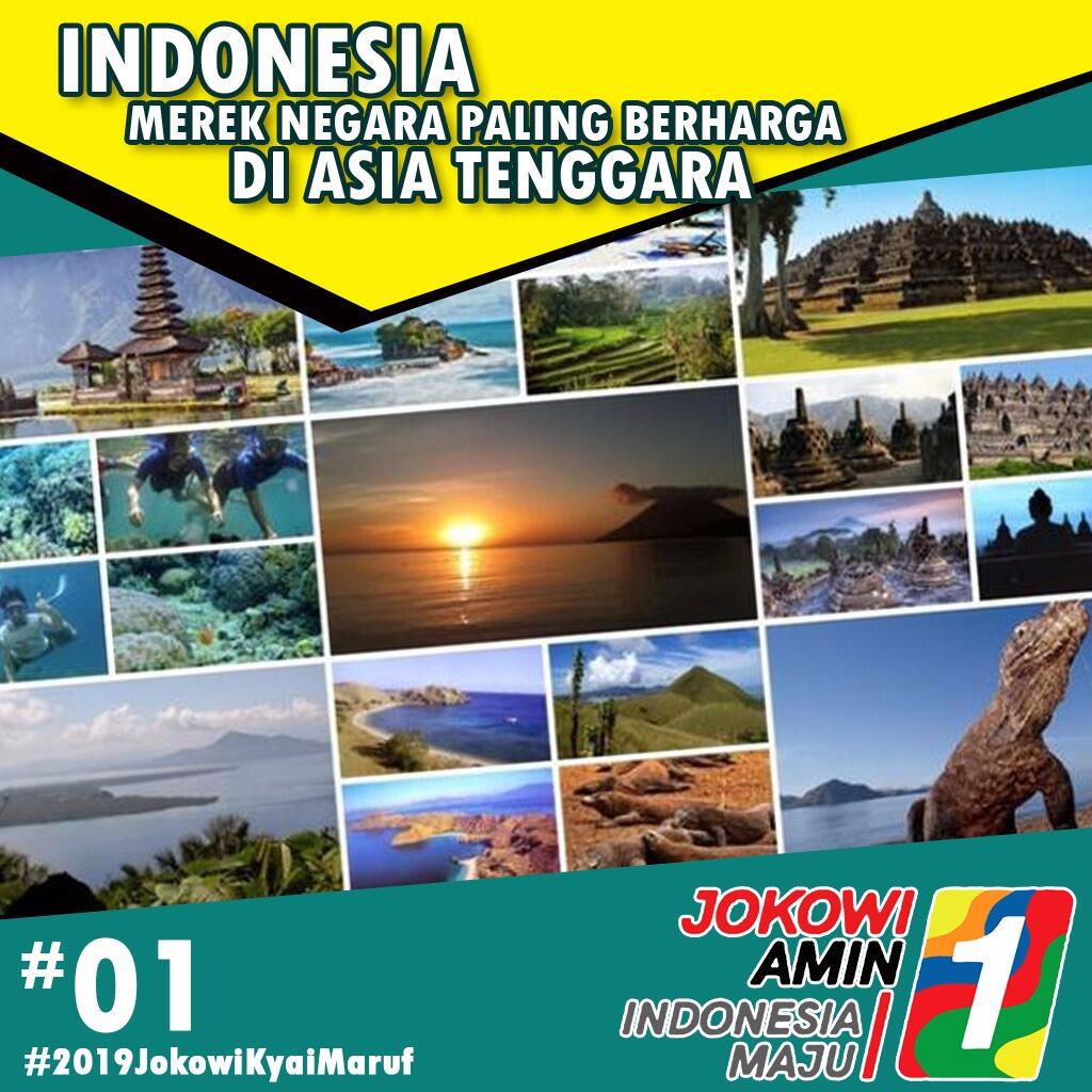 Kalahkan Singapura, Indonesia Jadi Merek Negara Paling Berharga di Asia Tenggara