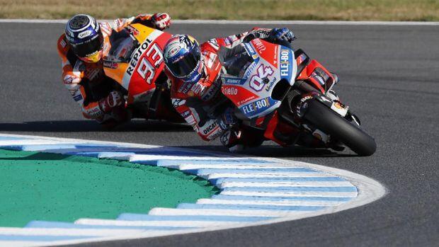 Dovizioso Senang Bisa Sulitkan Marquez di MotoGP 2018
