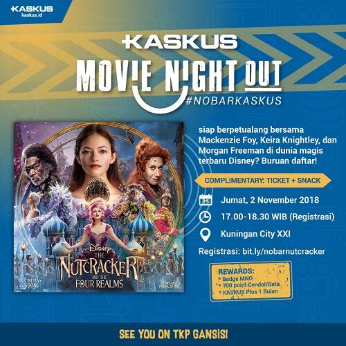 Yuk Berpetualang di #NobarKASKUS Disney’s ‘The Nutcracker and The Four Realms’