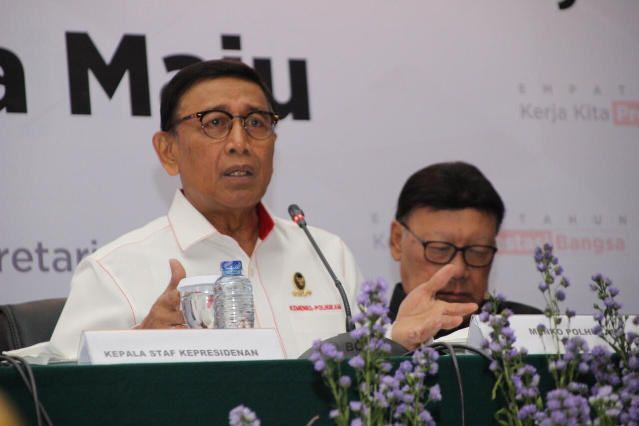4 Tahun Pemerintahan Jokowi-JK, Menkopolhukam: Indeks Demokrasi Indonesia Naik