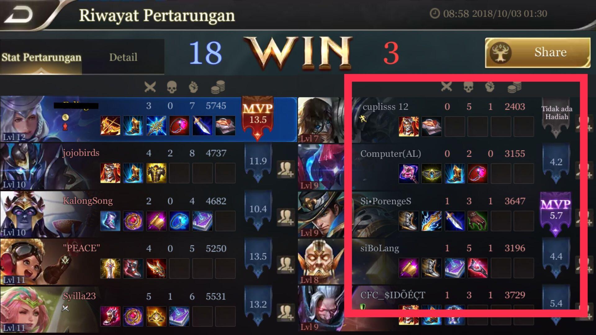 5 Hal yang Paling Ngeselin Pas Lagi Main Arena of Valor