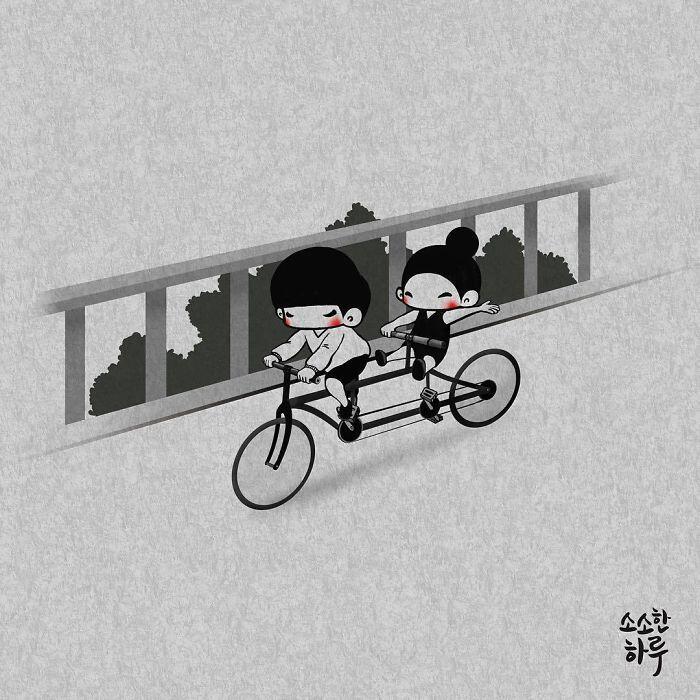 Gak Cuma Nyakitin, 10 Ilustrasi Ini Bukti Cowok Juga Bisa Manis