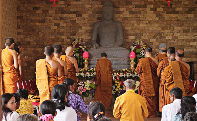 Inilah Kemeriahan Peresmian Vihara Dhammaratana, Dusun Manguntosari, Temanggung