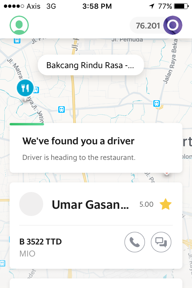Pertama Kali Ketemu Grab DRiver rating 5