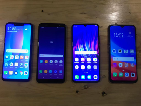 Uji Ketahanan Baterai Samsung A6, OPPO F9, Huawei Nova 3i, dan Vivo V11