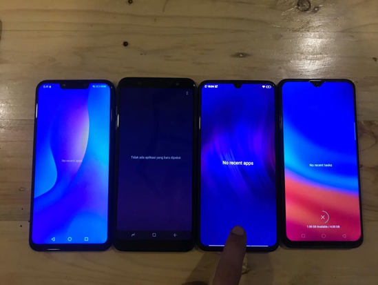 Uji Ketahanan Baterai Samsung A6, OPPO F9, Huawei Nova 3i, dan Vivo V11