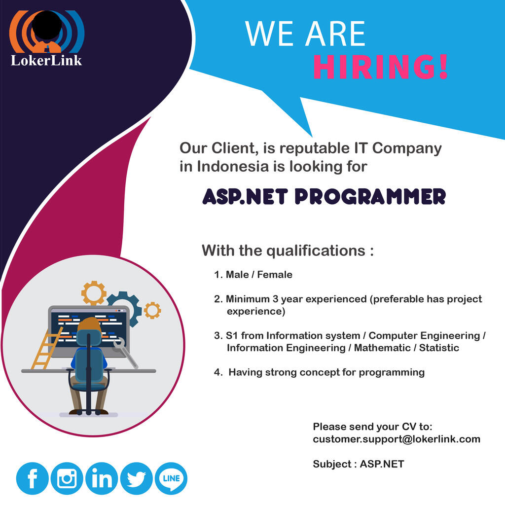 WE'RE HIRING! 4 positions below in Jakarta!