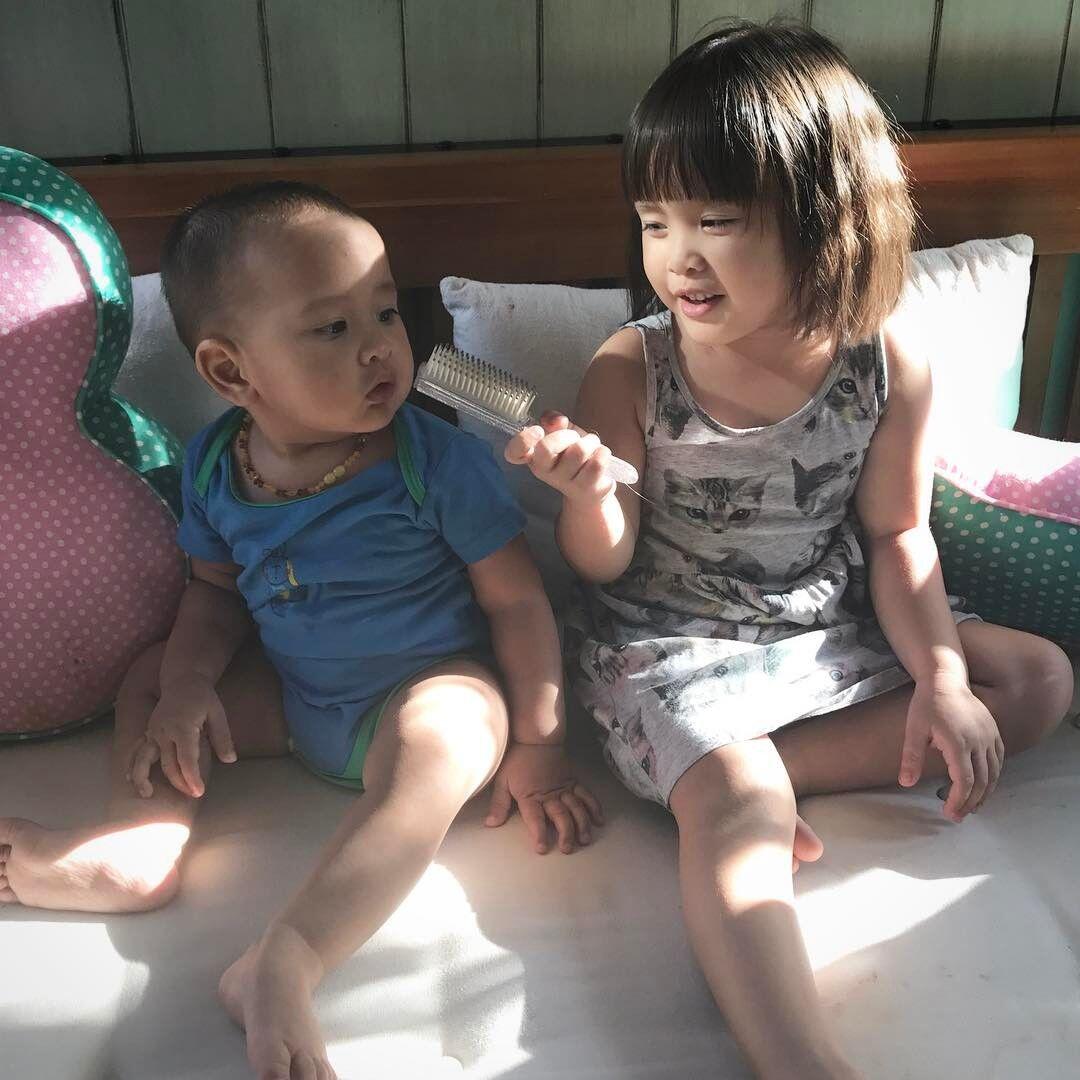 Double Trouble, 10 Potret Kocak Kala dan Kaba anak Zaskia Adya Mecca