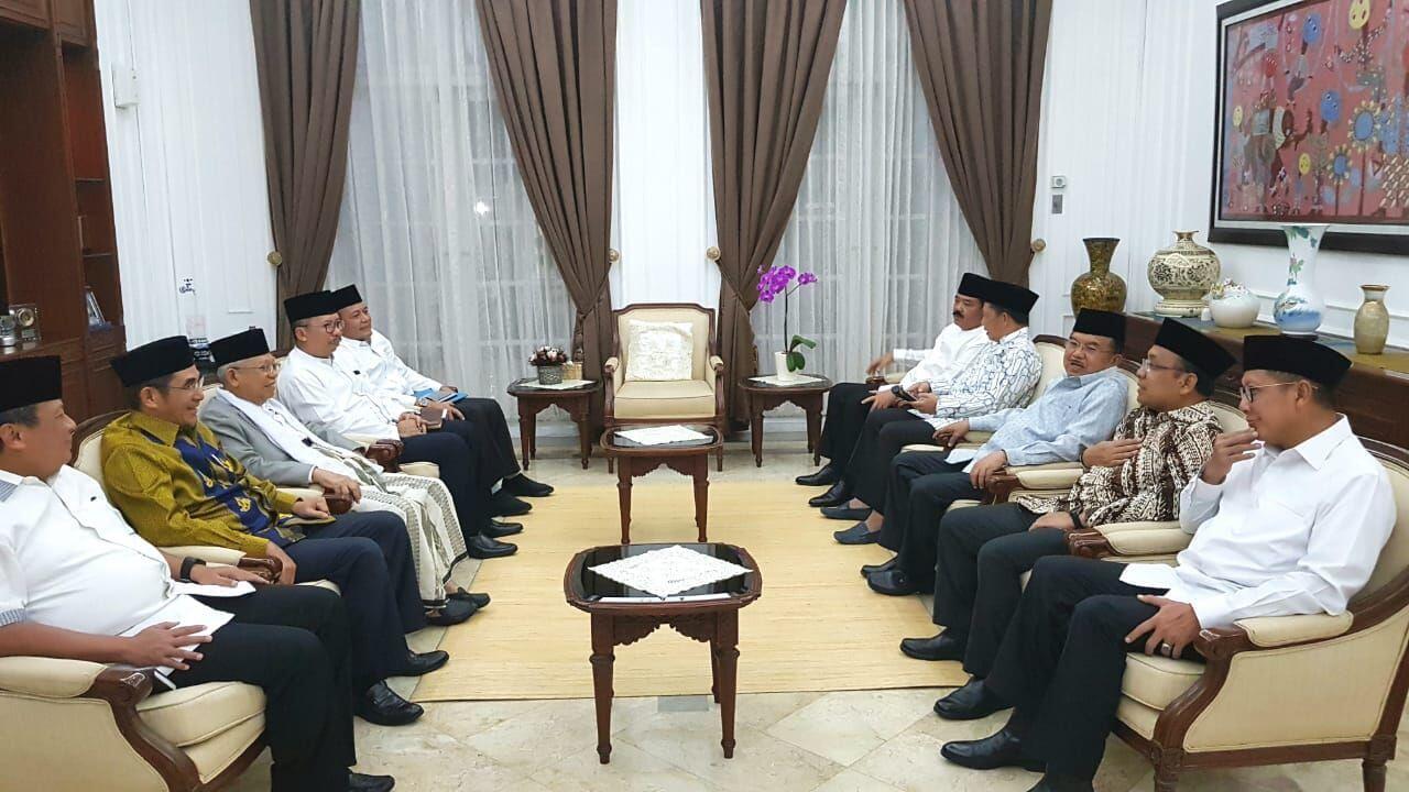 JK Undang Sejumlah Tokoh dan Pimpinan Ormas Islam di Rumah Dinasnya