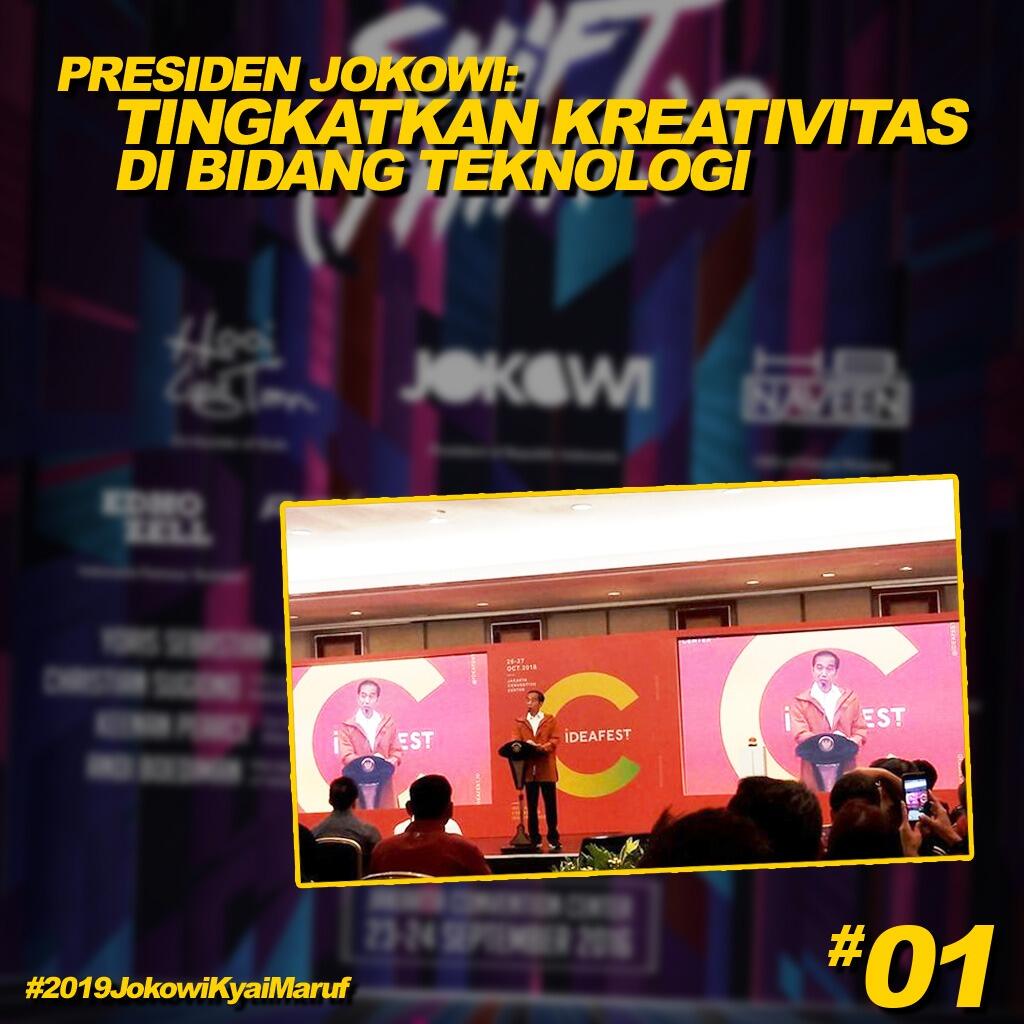 Buka Ideafest, Jokowi Dorong Inovasi Berbasis IPTEK
