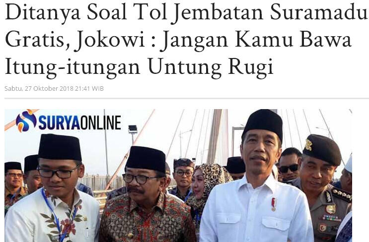 Fadli Zon Usul Jokowi Gratiskan Jagorawi: Itu Baru Bukan Pencitraan