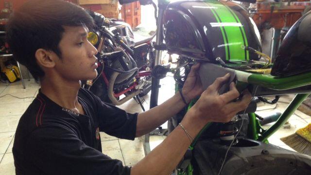 Modifikasi motor: dari hobi jadi sumber nafkah