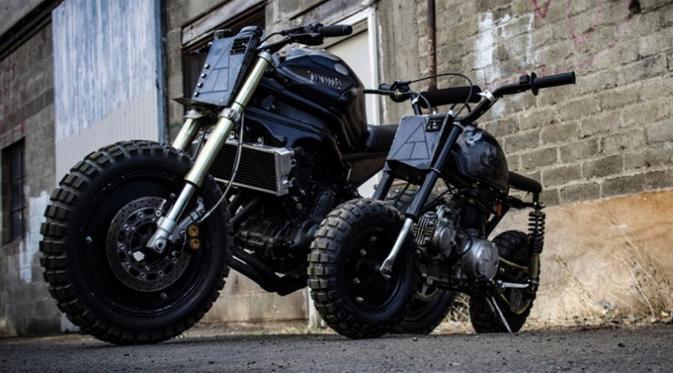 Keren, Modifikasi Motor Brawler Khusus Anak-Anak