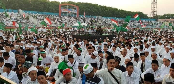 Stadion Gelora Delta Sidoarjo Dipenuhi Ribuan Jemaah Istighosah Kubro