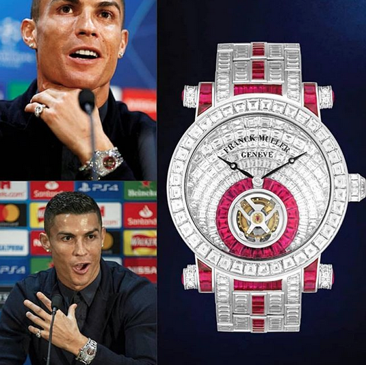 Lihat Nih Jam Tangan Cristiano Ronaldo, Rp 23 Miliar!