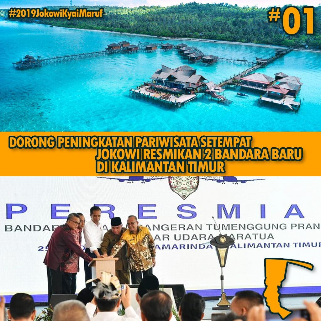 Jokowi ke Samarinda Resmikan Dua Bandara Baru