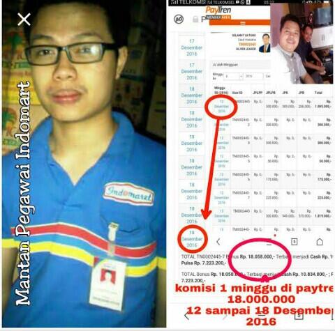 Pengahasilan Tambahan diluar jam kerja Rp 300.000-