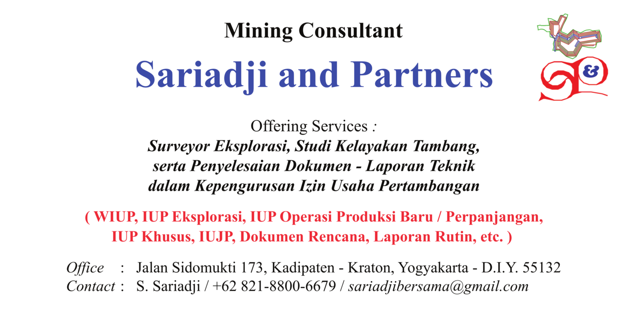 Konsultan Tambang - Surveyor Geologi - Penyusun Dokumen-Laporan Teknik untuk IUP
