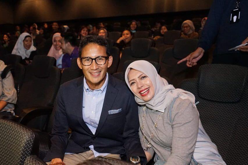 10 Kemesraan Nur Asia Uno Saat Dampingi Sandiaga Uno