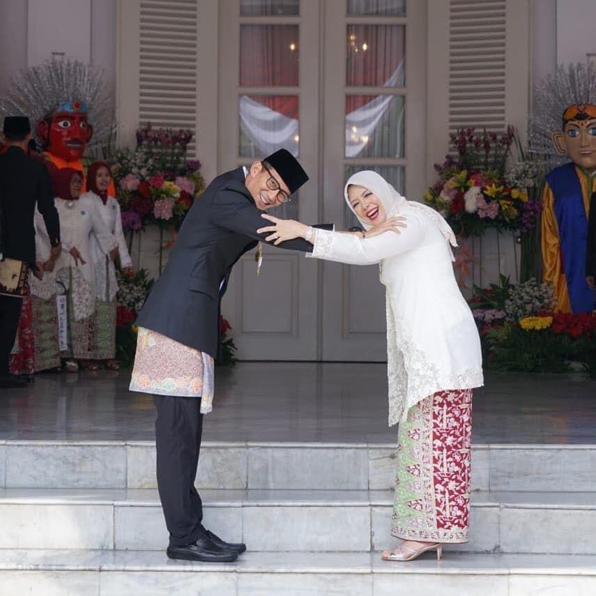 10 Kemesraan Nur Asia Uno Saat Dampingi Sandiaga Uno