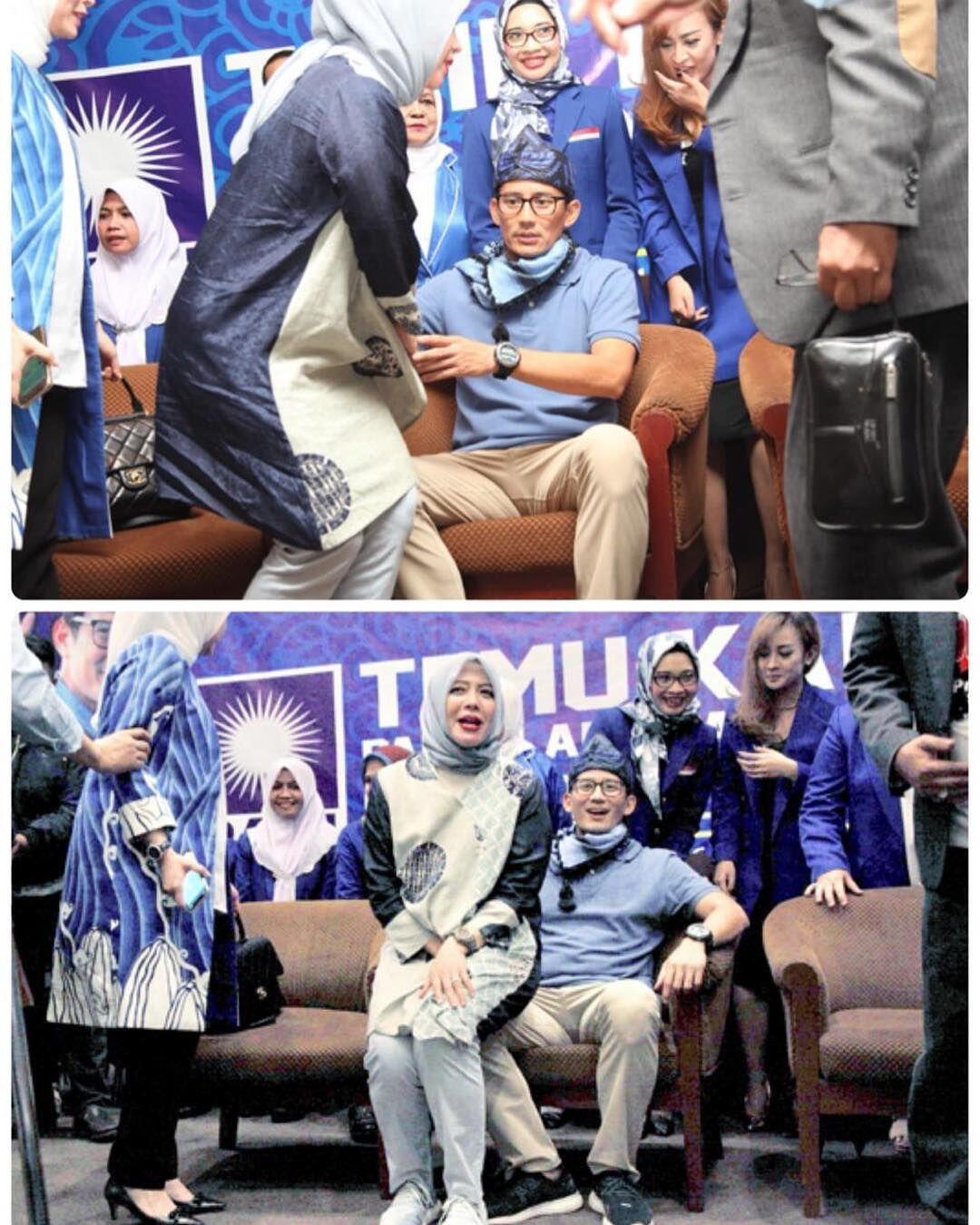 10 Kemesraan Nur Asia Uno Saat Dampingi Sandiaga Uno