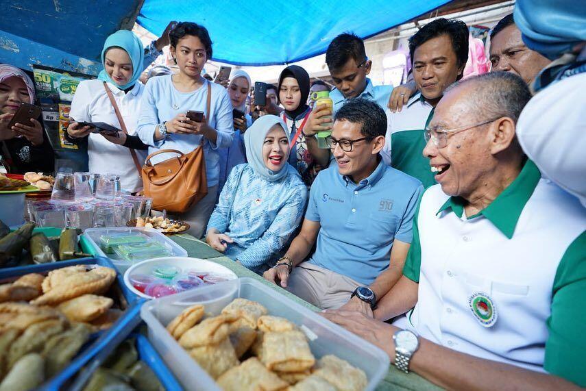 10 Kemesraan Nur Asia Uno Saat Dampingi Sandiaga Uno