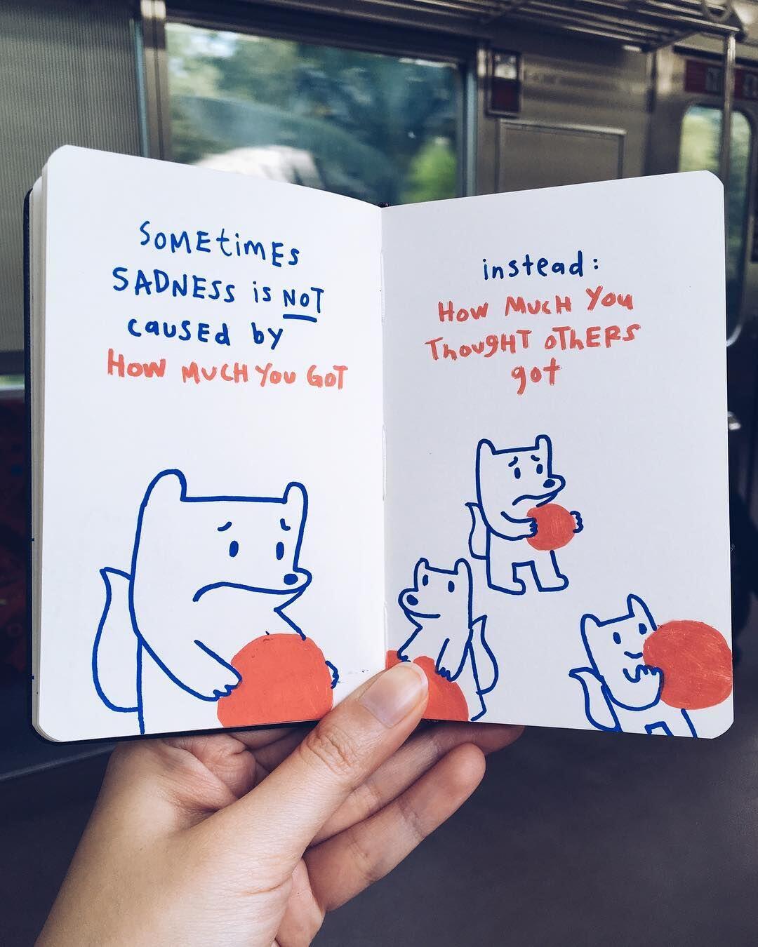 11 Ilustrasi Sederhana Ini Sentil Kehidupan Millennial dengan Akurat