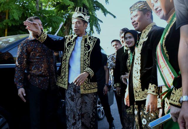 Buka Festival Keraton, Jokowi Tekankan Kearifan Lokal