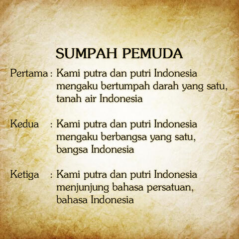 Meneruskan Keinginan "Sumpah Pemuda" Simple But Not Easy