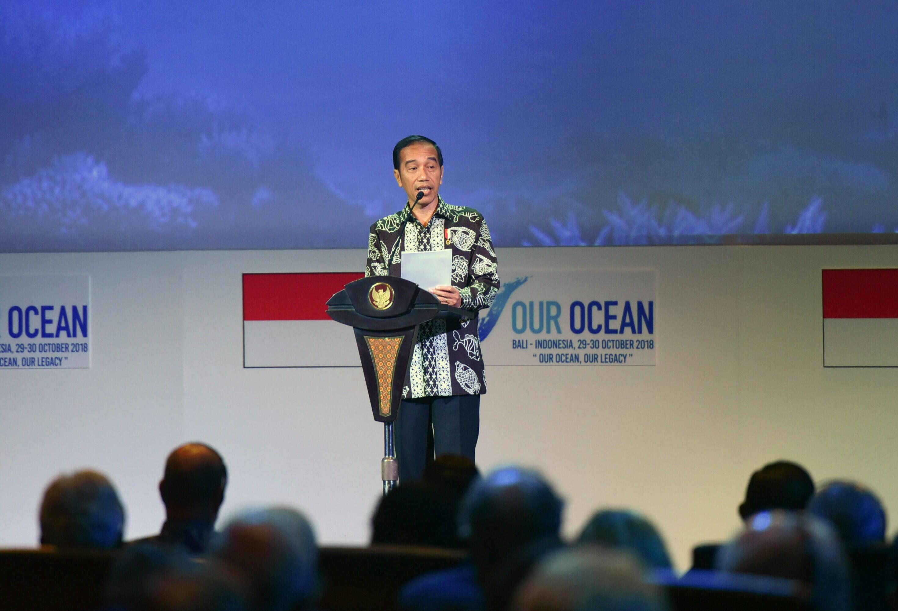 Puisi Presiden di Pembukaan OOC 2018: Lautmu Adalah Masa Depanmu