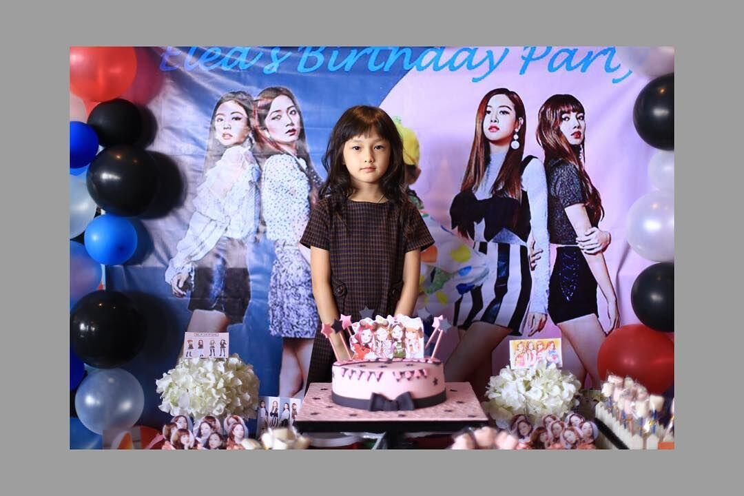 Bertema Blackpink, 10 Momen Ulang Tahun Elea yang Mirip Artis Korea