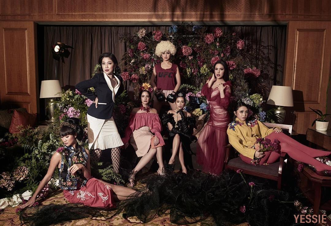 10 Potret Keseruan Pesta Halloween Girl Squad Nia Ramadhani