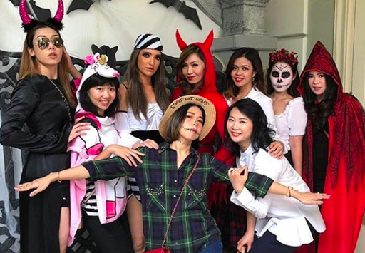 10 Potret Keseruan Pesta Halloween Girl Squad Nia Ramadhani