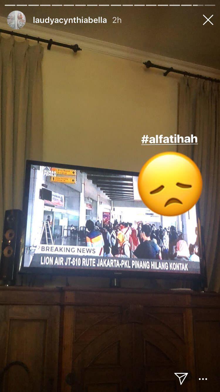 Para Artis Ungkapkan Belasungkawa atas Jatuhnya Pesawat Lion Air JT610