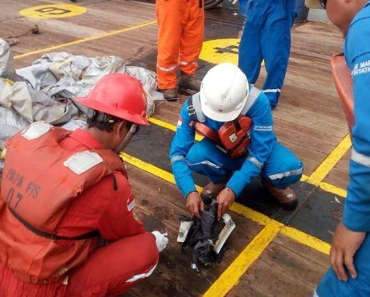 FOTO: Puing-puing Pesawat Lion Air JT 610 Ditemukan