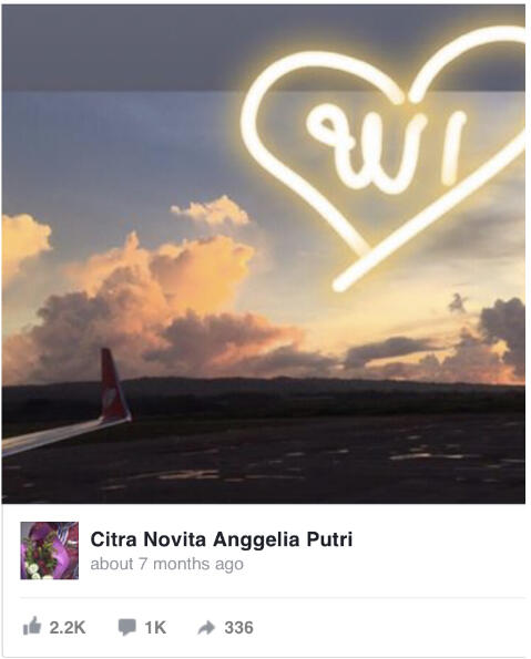 Lafaz Allah Jadi Foto Terakhir Pramugari Korban Lion Air JT 610 Jatuh
