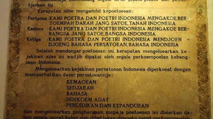 Momen Sumpah Pemuda Untuk Membangunkan Mereka yang Masih Tertidur Dengan Pulasnya