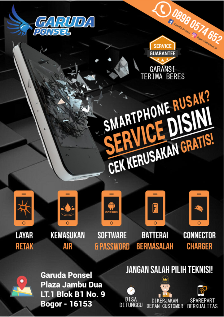 Tempat Service HP Bisa Ditunggu Daerah Bogor