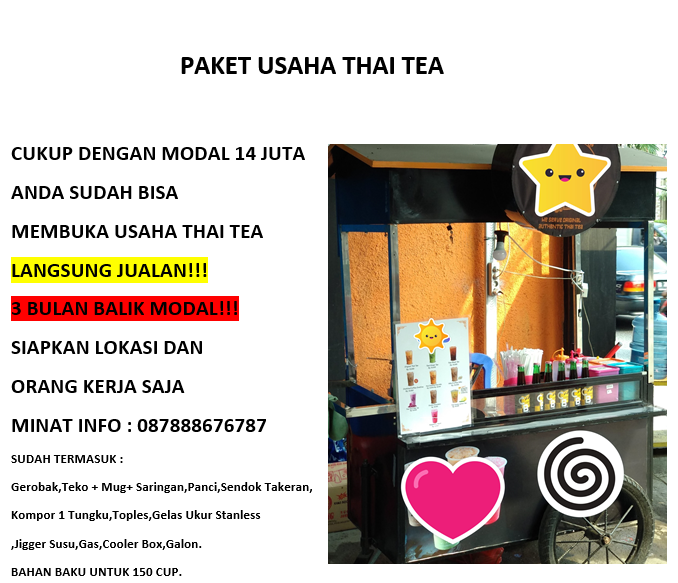 PAKET USAHA THAI TEA!!