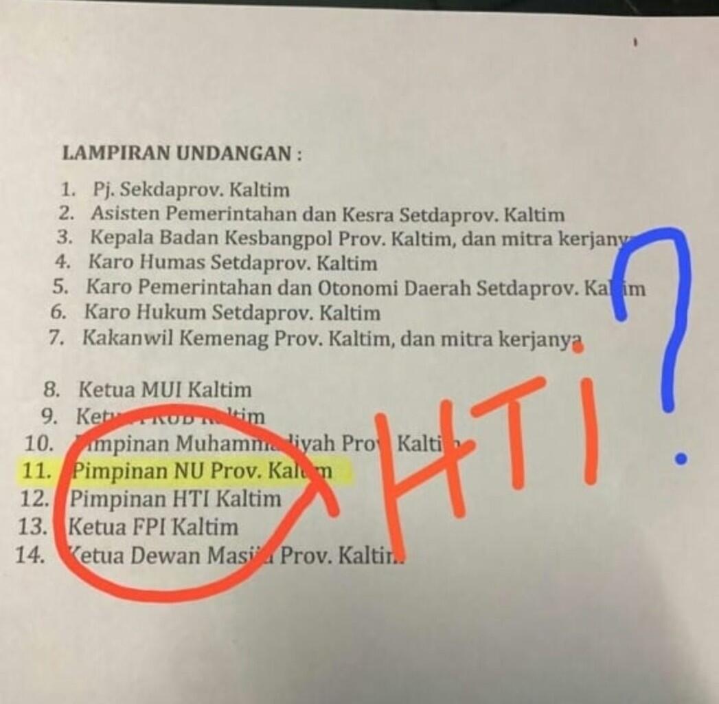 Pengibaran Bendera HTI Terjadi di Kaltim, Dihadiri Gubernur dan Wagub