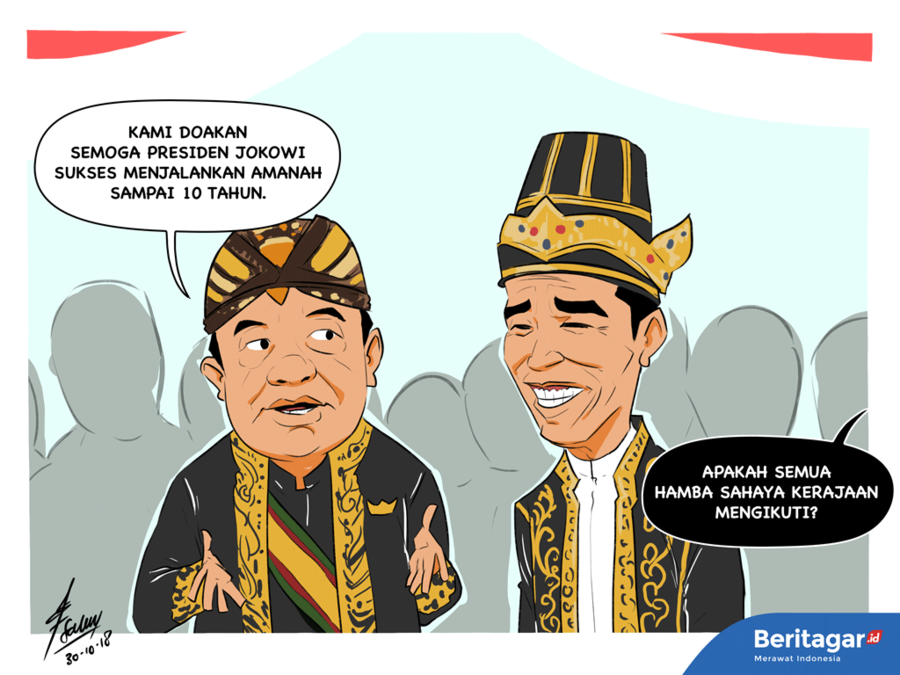 Para raja inginkan Jokowi jadi presiden lagi