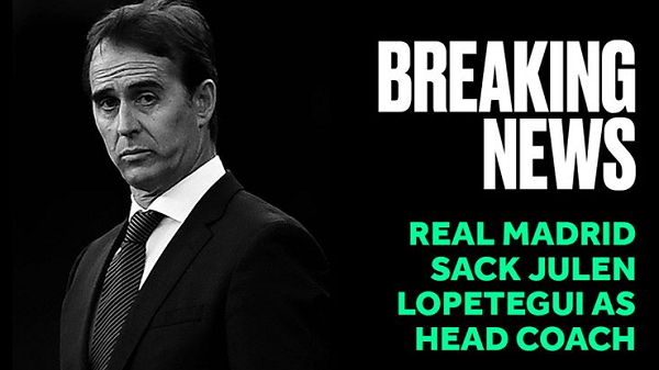 Perjalanan 140 Hari Julen Lopetegui di Real Madrid