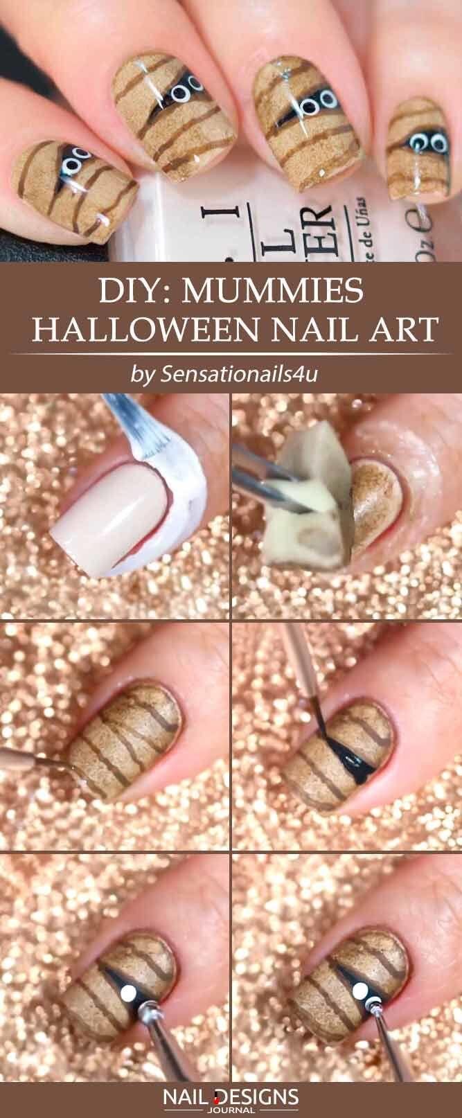 8 Nail Art Tema Halloween Paling Gampang, Pasti Jadi Pusat Perhatian
