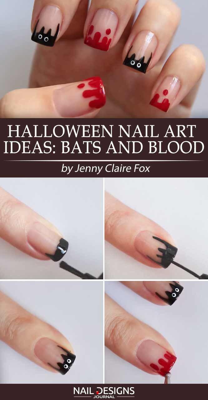 8 Nail Art Tema Halloween Paling Gampang, Pasti Jadi Pusat Perhatian