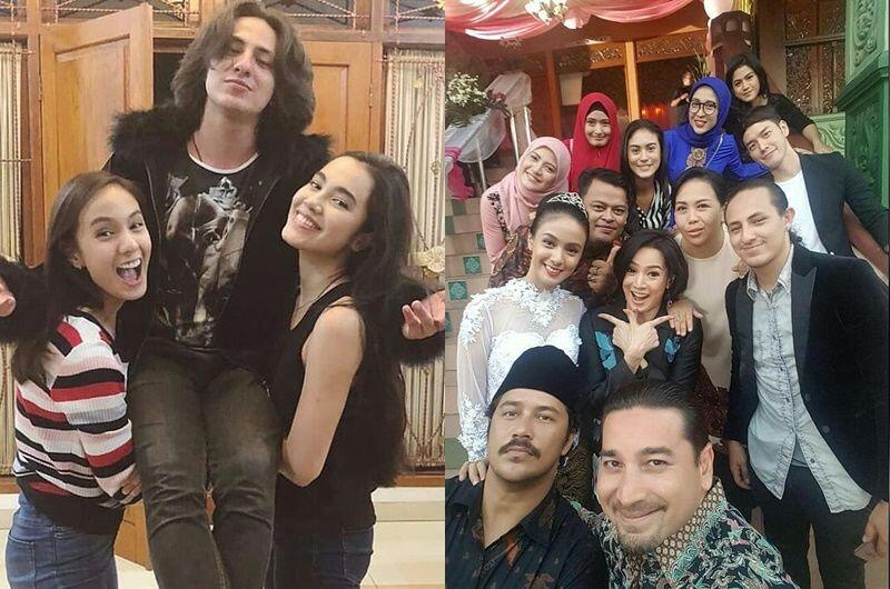 Bak Keluarga, Ini 10 Potret Kedekatan Pemain Sinetron Anak Langit