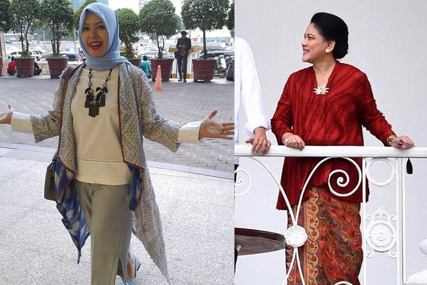 Adu Gaya Style Fashion Bu Iriana Vs Bu Nur Asia, Sama-sama Berkelas!