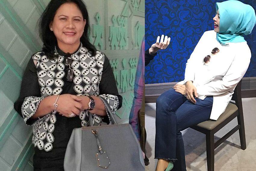 Adu Gaya Style Fashion Bu Iriana Vs Bu Nur Asia, Sama-sama Berkelas!